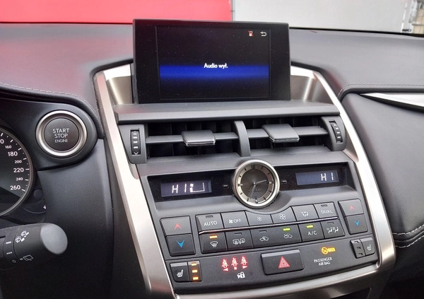 Lexus NX cena 124900 przebieg: 91755, rok produkcji 2017 z Nowe Miasto Lubawskie małe 466